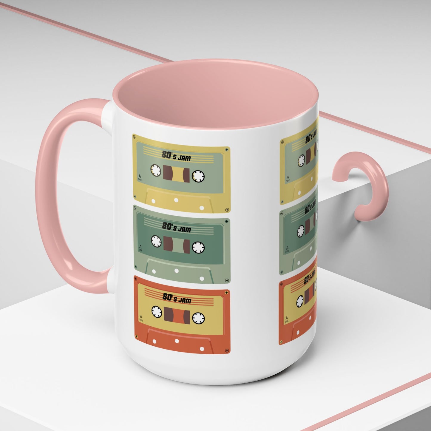 Retro Cassette Tape Coffee Mug – 80s & 90s Vintage Music Accent Mug