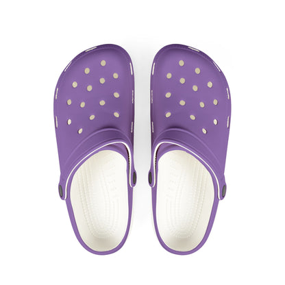 Purple EVA Foam Clogs - Lightweight Comfortable Slip-On Shoes