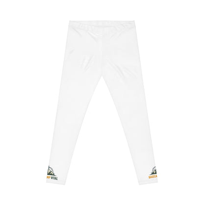 Base Camp Vital Mid-Rise Printed Leggings | Silky Athleisure Stretch Pants | Polyester-Spandex Lifestyle Leggings (free shipping)
