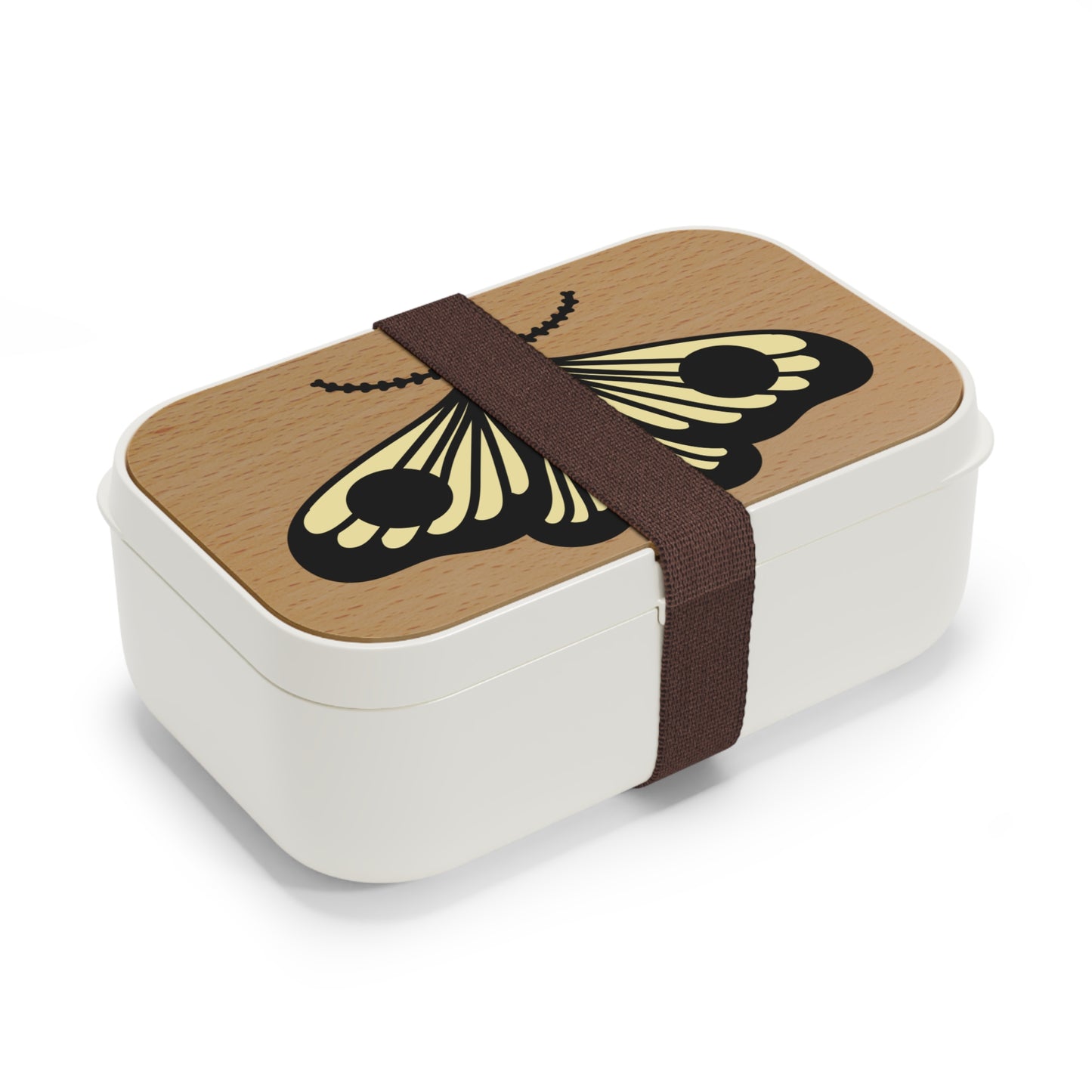 Butterfly Design Bento Lunch Box - Eco-Friendly Meal Container for Kids & Adults