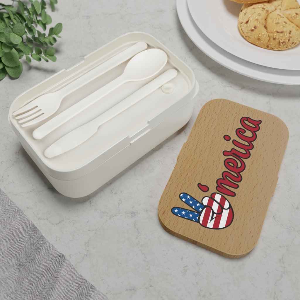 Patriotic Bento Lunch Box - 'Merica Design