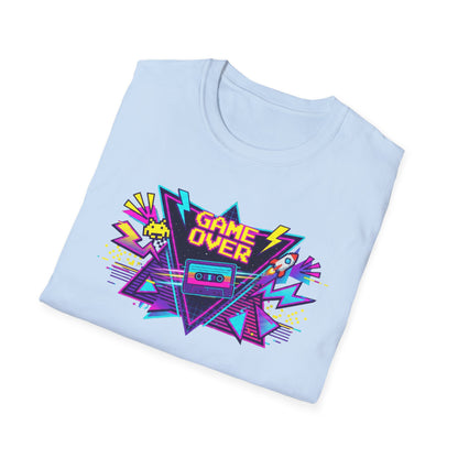Retro 'Game Over' Graphic T-Shirt — 80s Arcade Gamer Tee