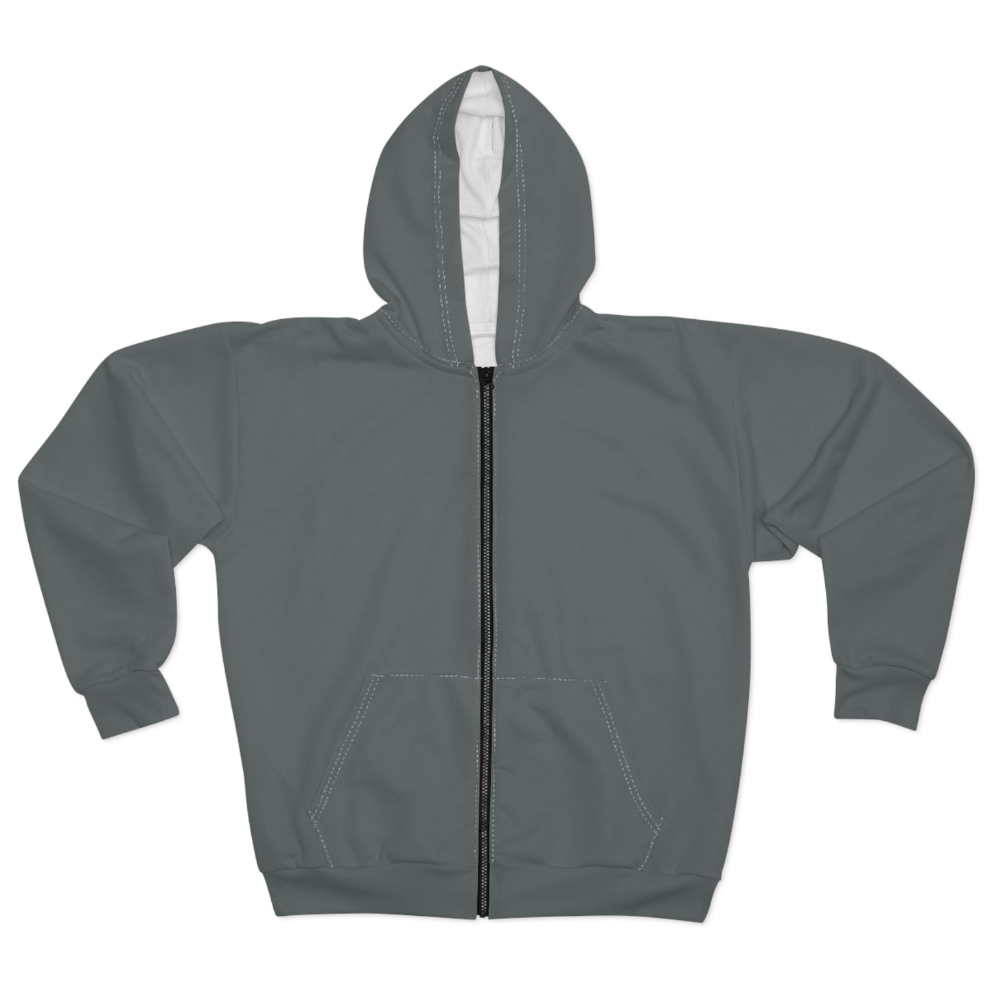 Women’s Cozy dark gray Zip Hoodie for All Seasons