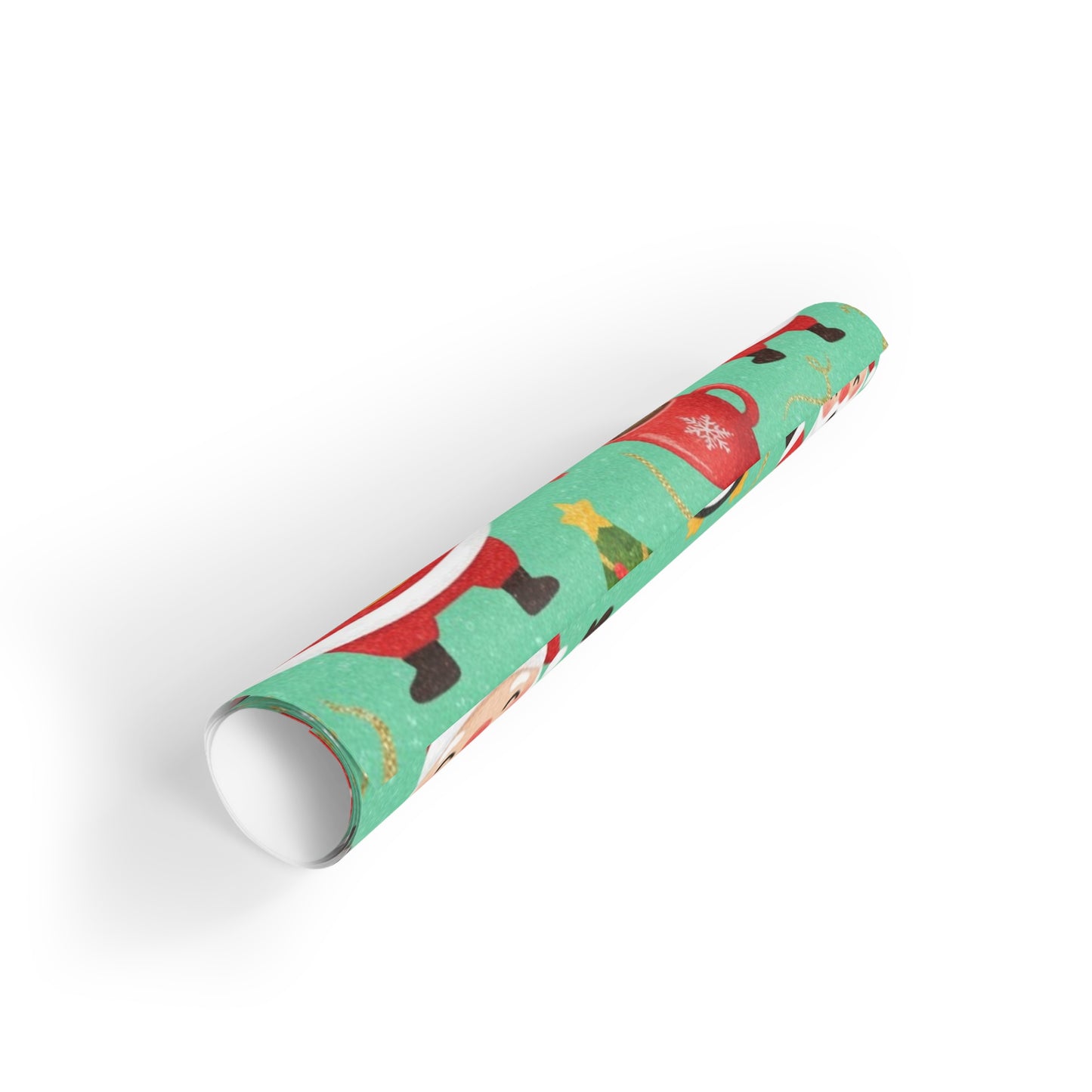 Santa and friends Gift Wrapping Paper Rolls, 1pc