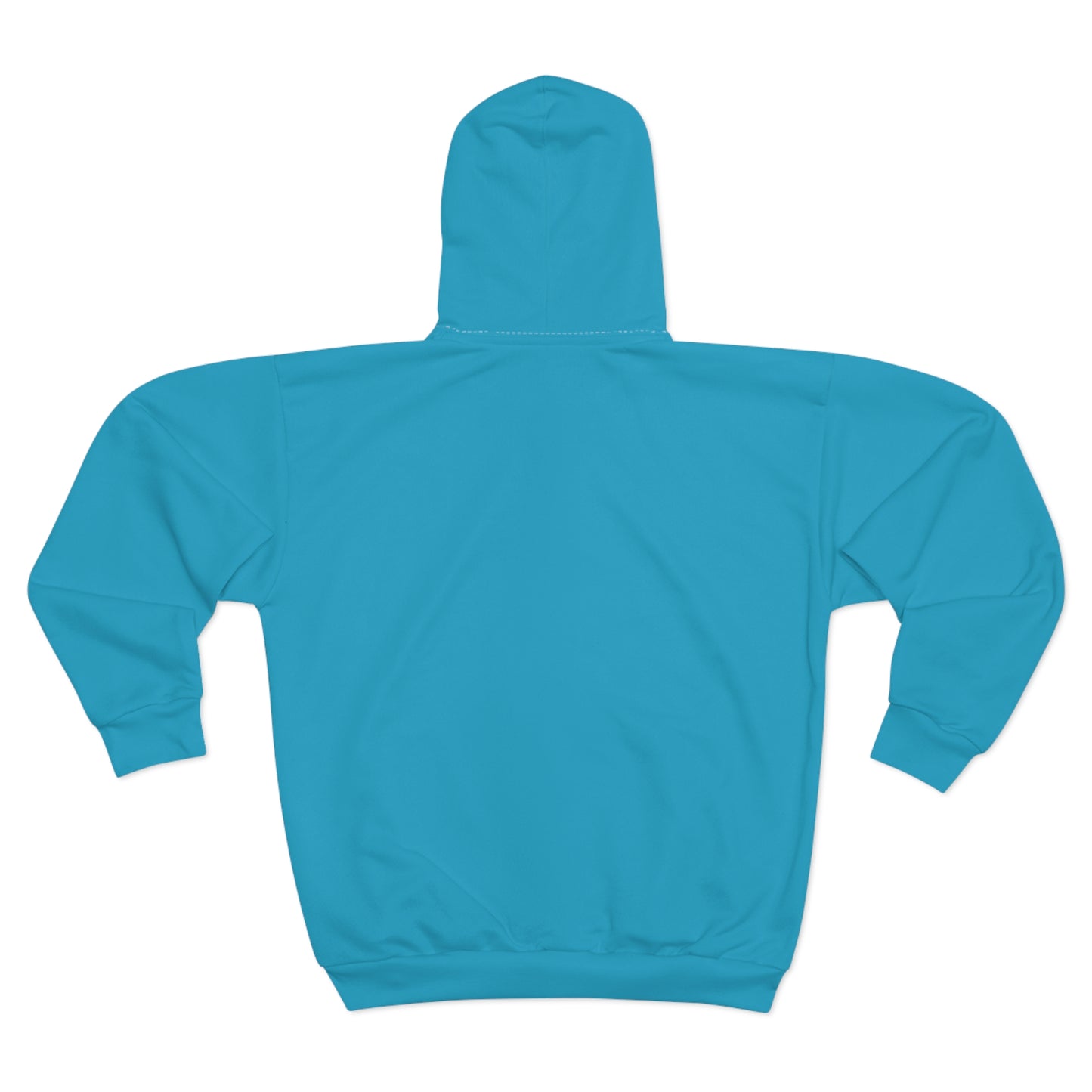 Women’s Vibrant teal , aqua blue Zip Hoodie - Perfect for Casual Outings & Outdoor Adventures