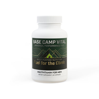 Base Camp Vital Men’s Multivitamin – Energy, Performance & Wellness | Supports the USO (60 Capsules) (free shipping)