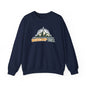 Base Camp Vital Mountain Embroidered Crewneck Sweatshirt | Cozy Hiking & Camping Pullover | 50/50 Midweight  Vital Mountain Crewneck Sweatshirt — Outdoor Adventure Logo Pullover (free shipping)