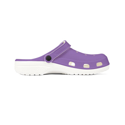Purple EVA Foam Clogs - Lightweight Comfortable Slip-On Shoes