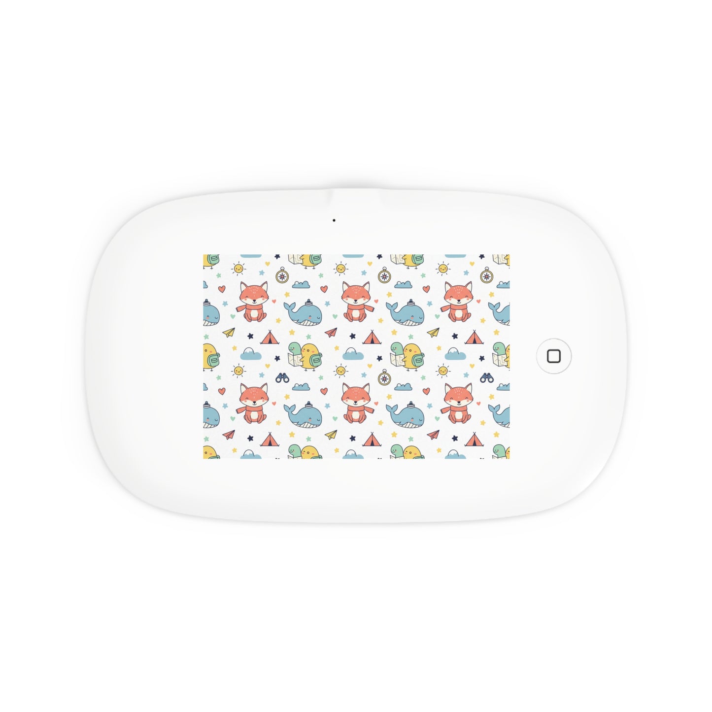 UV Phone Sanitizer & Wireless Charger — Cute Sea Creatures Pattern (free shipping)