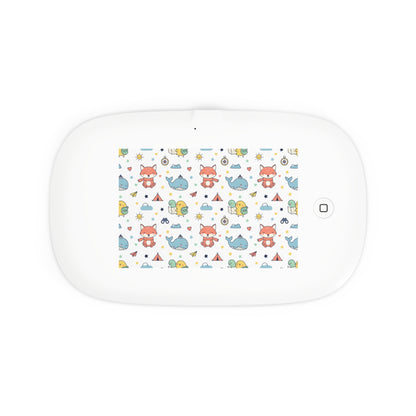 UV Phone Sanitizer & Wireless Charger — Cute Sea Creatures Pattern (free shipping)