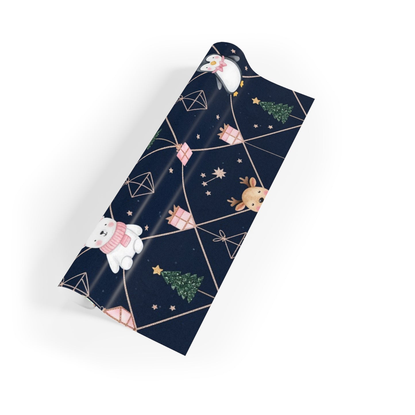 Festive Gift Wrapping Paper Roll for Holidays