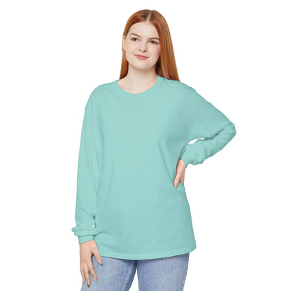 Women’s Cozy Turquoise, chalk mint Long Sleeve T-Shirt for Every Occasion