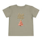 Toddler Tee - "Sleigh All Day" Christmas Tree Holiday Shirt