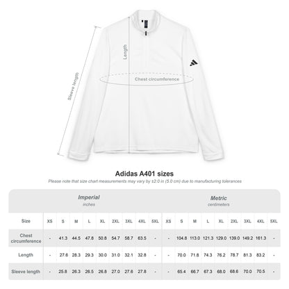 Embroidered Quarter-Zip Pullover — adidas® Performance Top