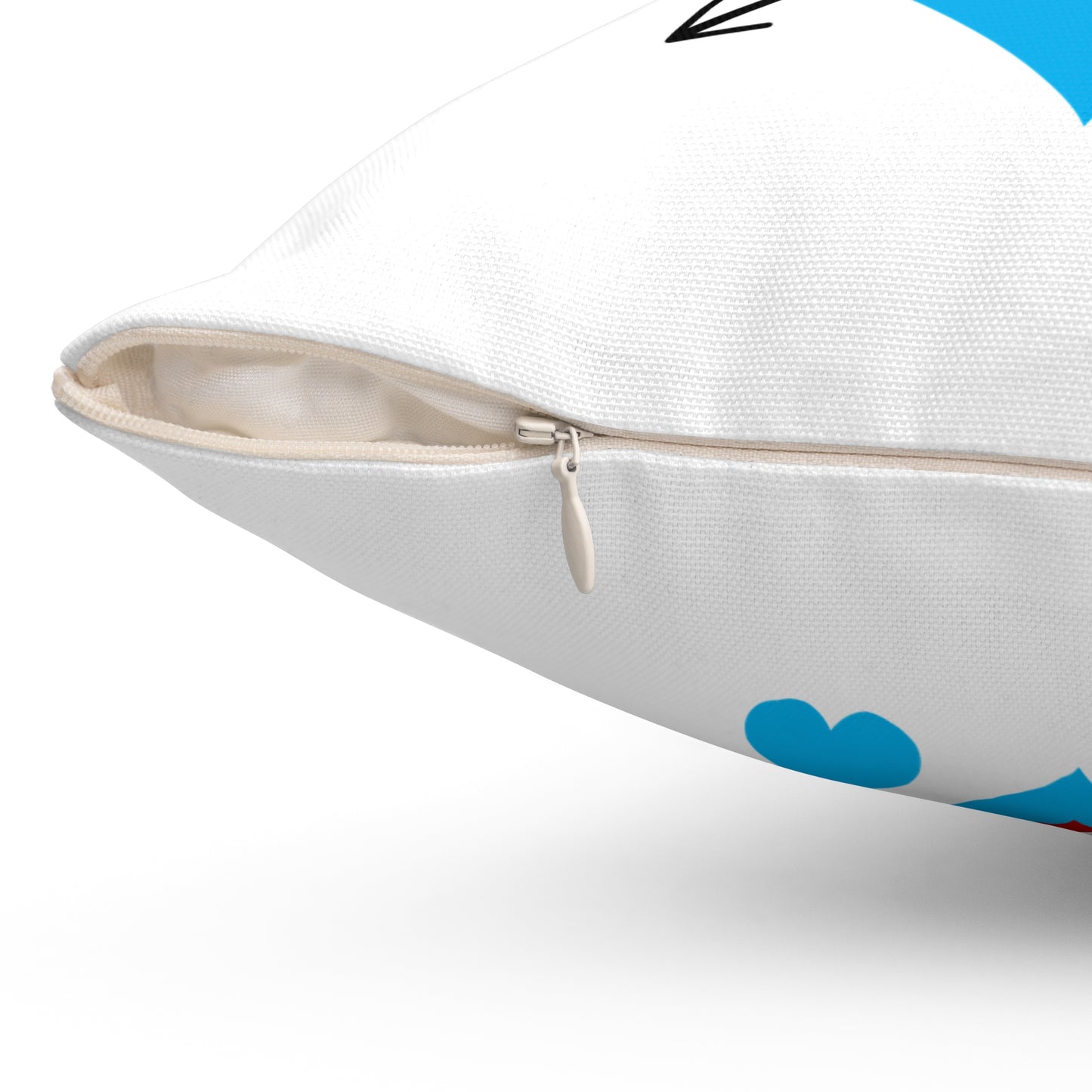 Valentine Heart Arrow Decorative Pillow - Cute Love Throw Cushion (free shipping)