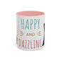 Happy and Dazzling smoking cat Cat Accent Coffee Mug — Cute Black Cat Coffee Cup (11/15oz) (free shipping)