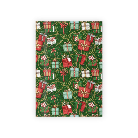 Holiday Gift Wrapping Paper Roll - Festive Presents Design