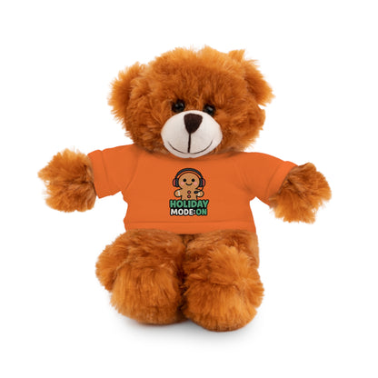 Holiday Mode On Gingerbread Bear Plush with Tee