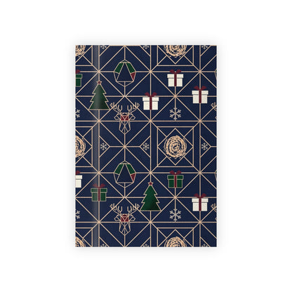 Festive Christmas Gift Wrapping Paper Roll - Holiday Designs