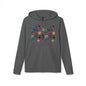 Adidas Retro 80’s Memphis Graphic Hoodie — Colorful 80s-Inspired Geometric Design