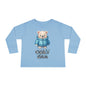 Cozy Era Toddler Long Sleeve Tee — Cute Bear in Puffer Jacket