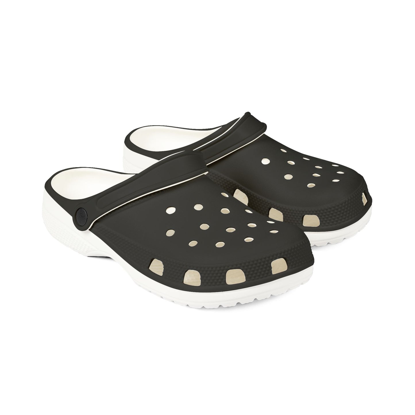 Black EVA Foam Clogs — Lightweight Waterproof Garden & Beach Shoes