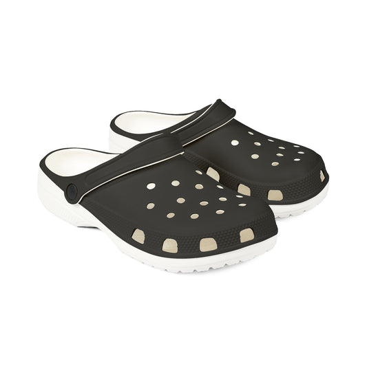 Black EVA Foam Clogs — Lightweight Waterproof Garden & Beach Shoes