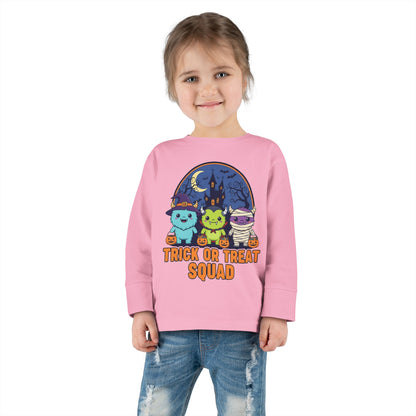 Toddler Halloween Long Sleeve Tee - Trick or Treat Squad, Cute Kids Shirt, Halloween Costume Tee, Toddler Fall Apparel, Kids Halloween [...]