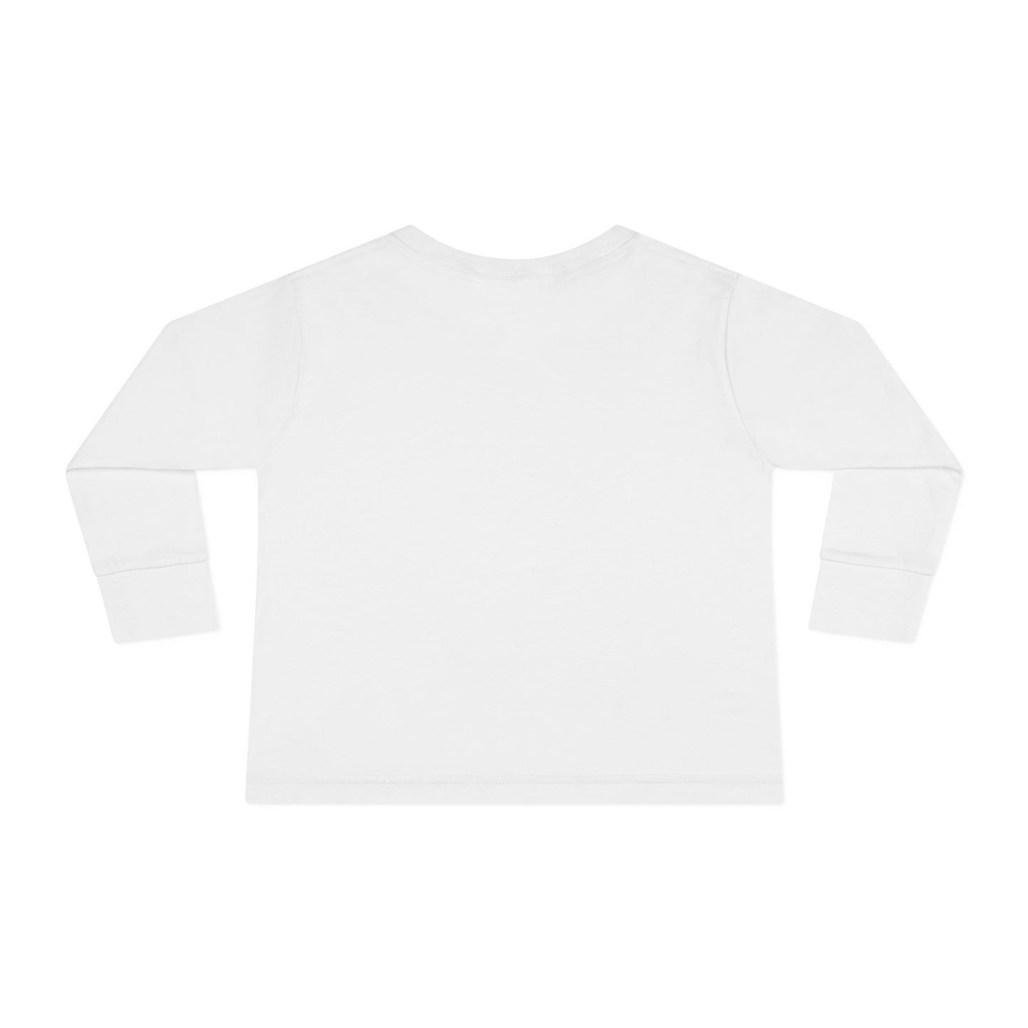 Holiday Vibes unisex Toddler Long Sleeve Tee – Cute Christmas Tree Kids Shirt