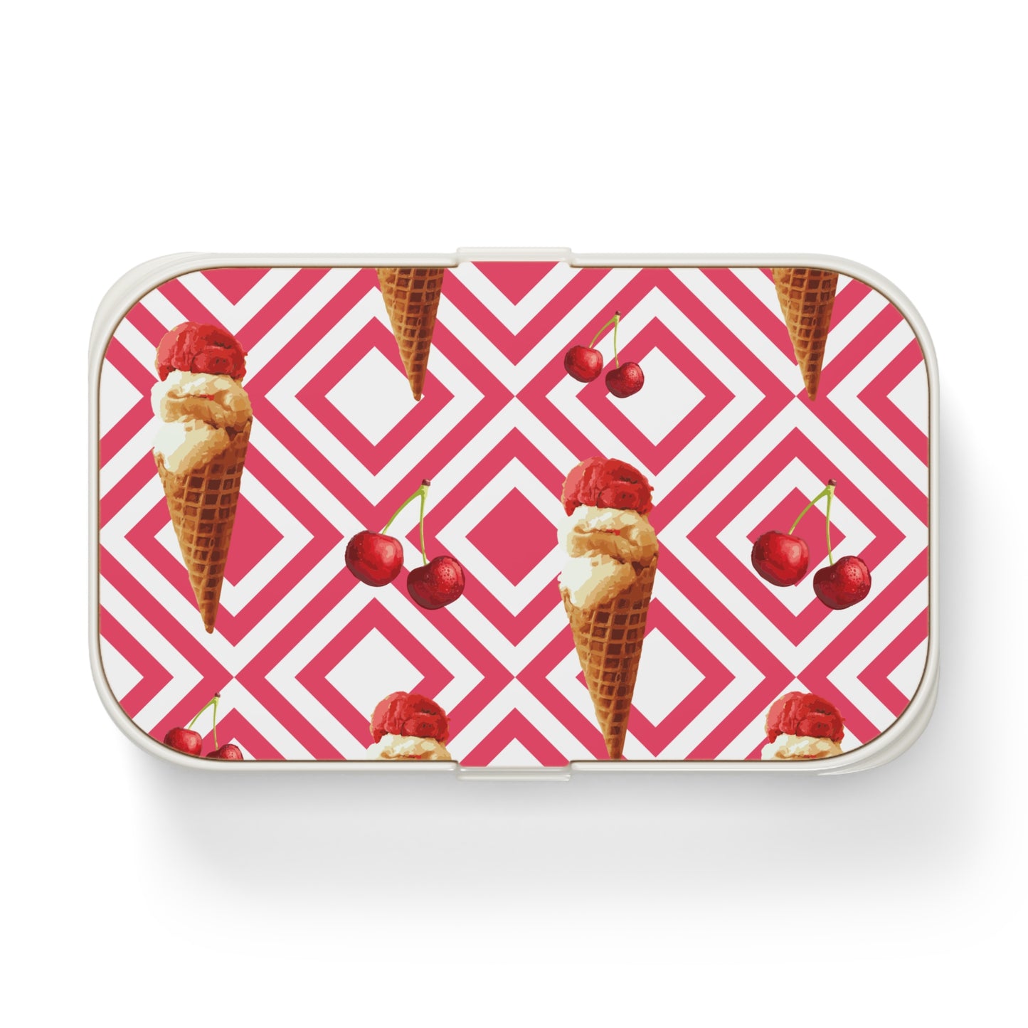 Cute Ice Cream Pattern Bento Lunch Box