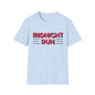 Midnight Run T-Shirt — Retro Pink Track Graphic Tee