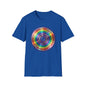 Retro Rainbow CD- Vinyl Record T-Shirt
