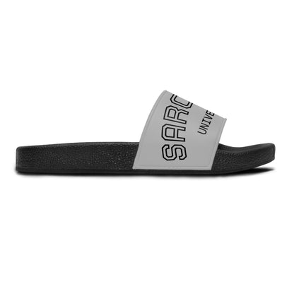 “Sarcasm university” gray color Women's Slide Sandals