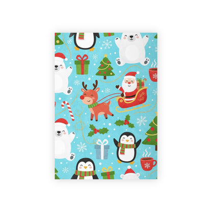 Santa and friends Gift Wrapping Paper Rolls, 1pc