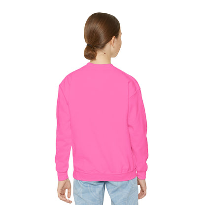 “Dream Life” girls “Barbie style” Youth Crewneck Sweatshirt — Retro Sunset Girl Graphic