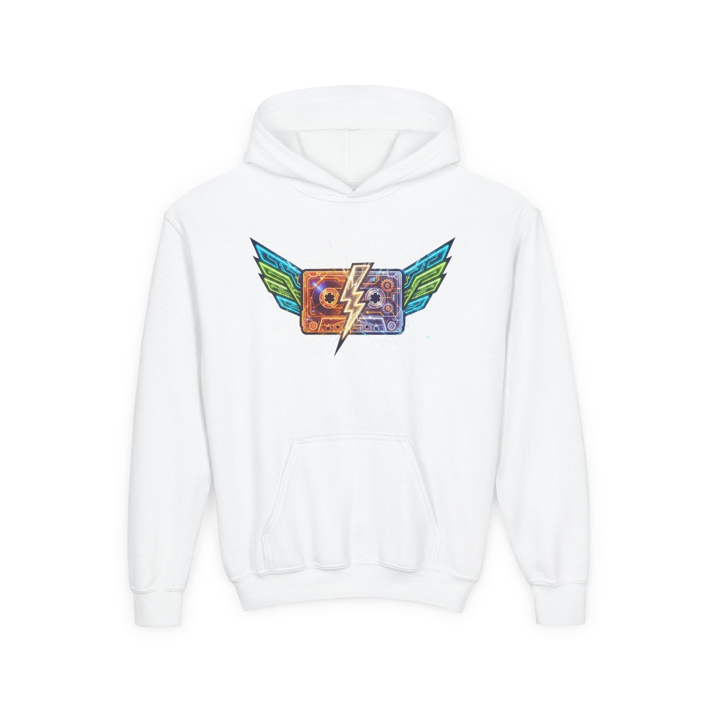 Youth Retro Cassette Wings Hoodie