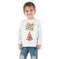 Sleigh All Day Toddler Long Sleeve Tee — Cute Pink Christmas Tree Holiday Shirt