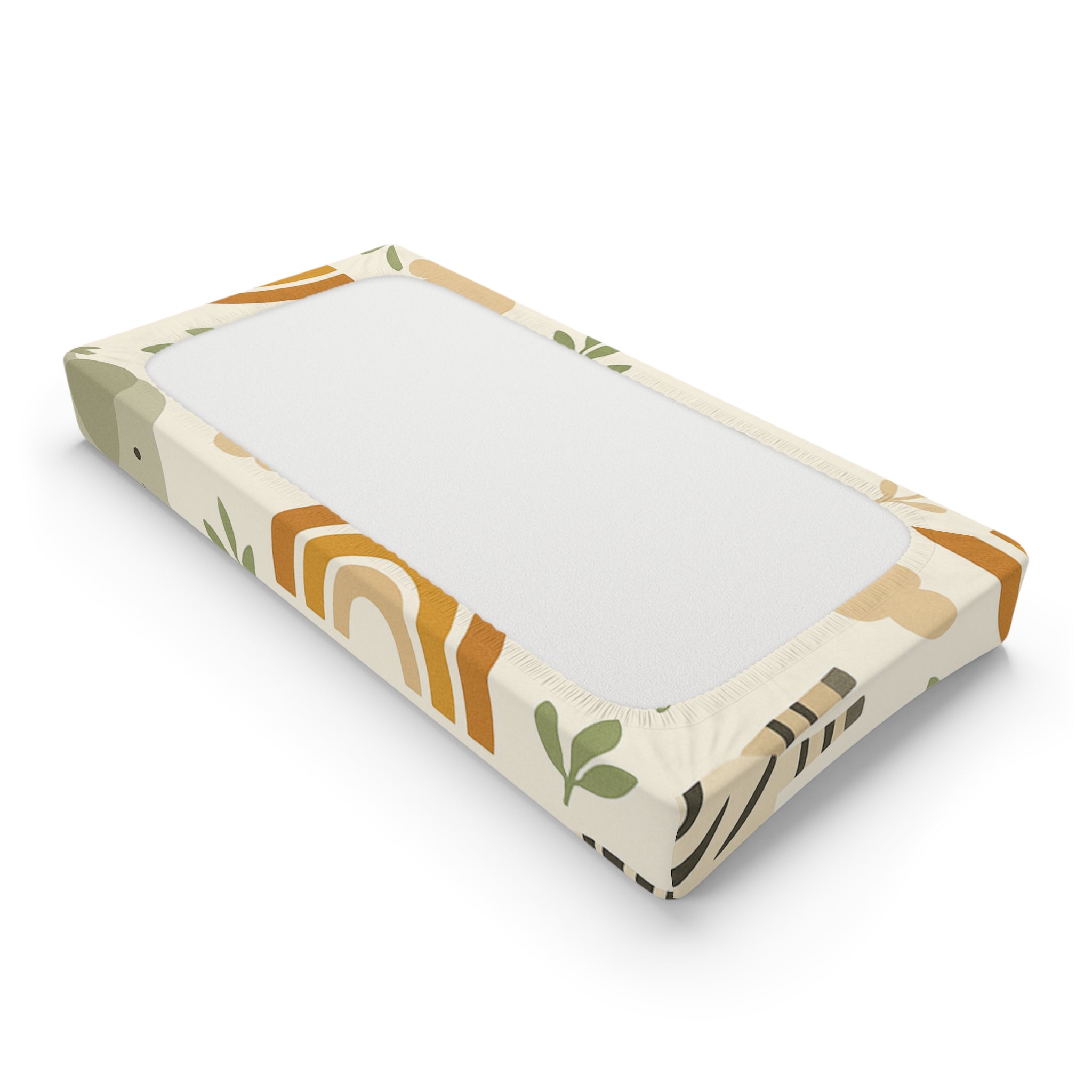 Safari Jungle Baby Changing Pad Cover - Cute Animal Print