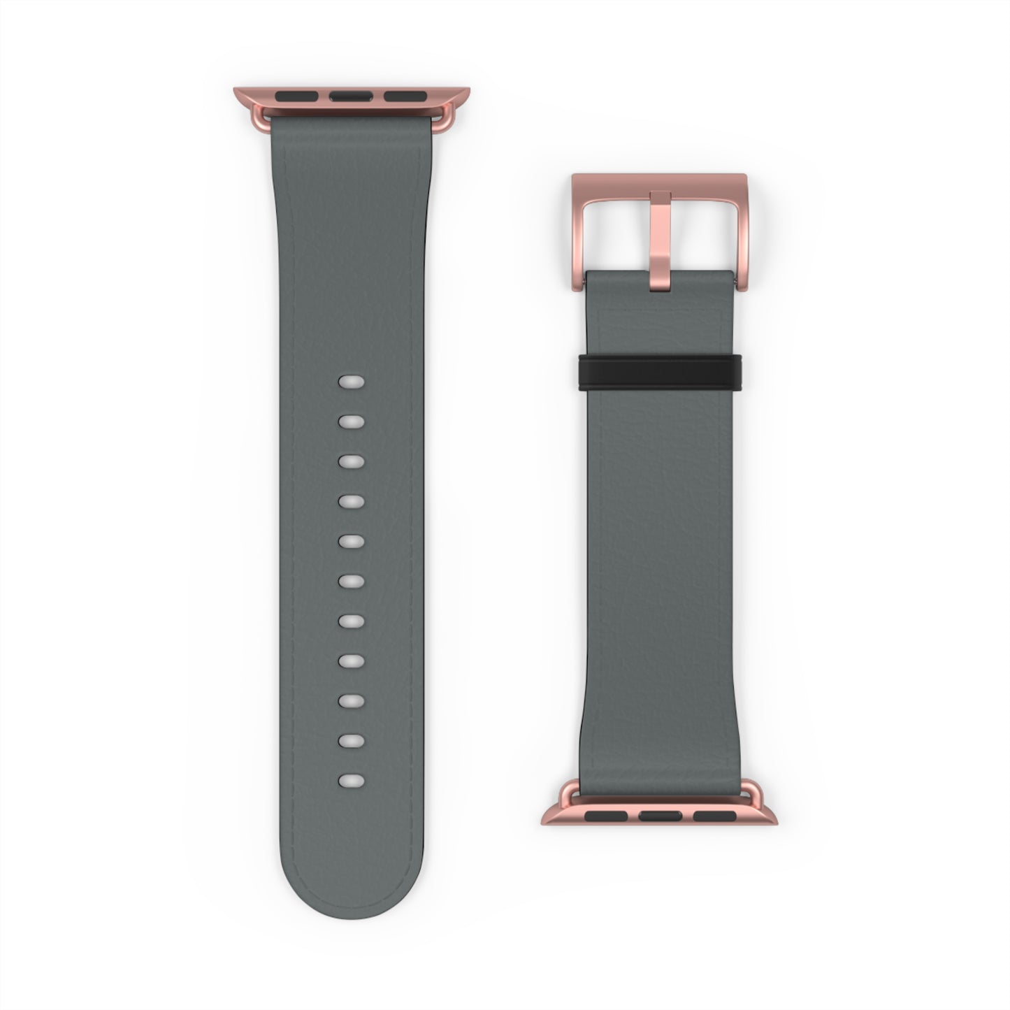 Stylish Gray Silicone Watch Band for Apple Watch - Modern & Comfortable Design