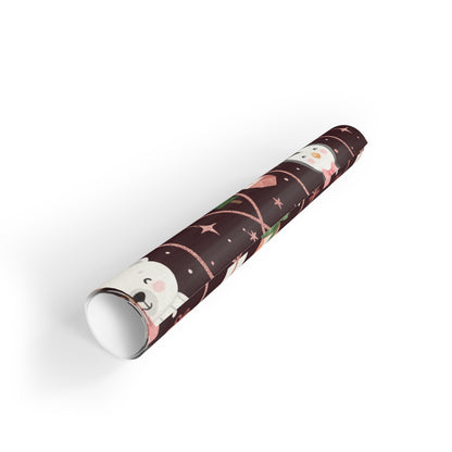 Festive Animal Gift Wrapping Paper Roll - Christmas & Holiday Design
