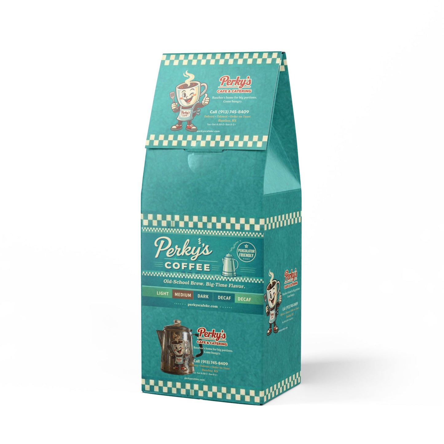 Perky’s Cafe KS Coffee Blend (Medium Roast)