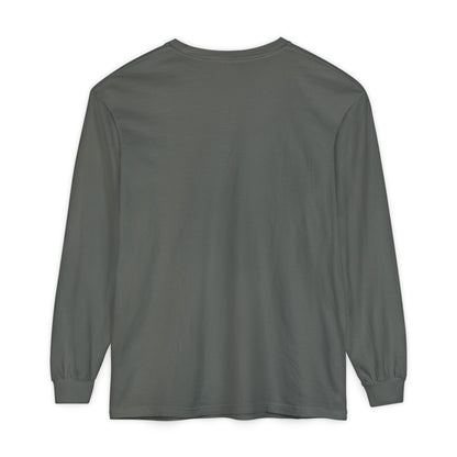 Women’s pepper Garment-Dyed Long Sleeve Tee - Cozy Casual Wear