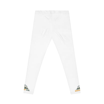Base Camp Vital Mid-Rise Printed Leggings | Silky Athleisure Stretch Pants | Polyester-Spandex Lifestyle Leggings (free shipping)