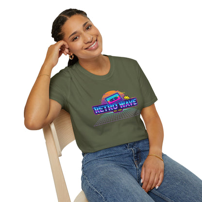 Retro Wave T-Shirt — Vintage Cassette 80s Vaporwave Tee