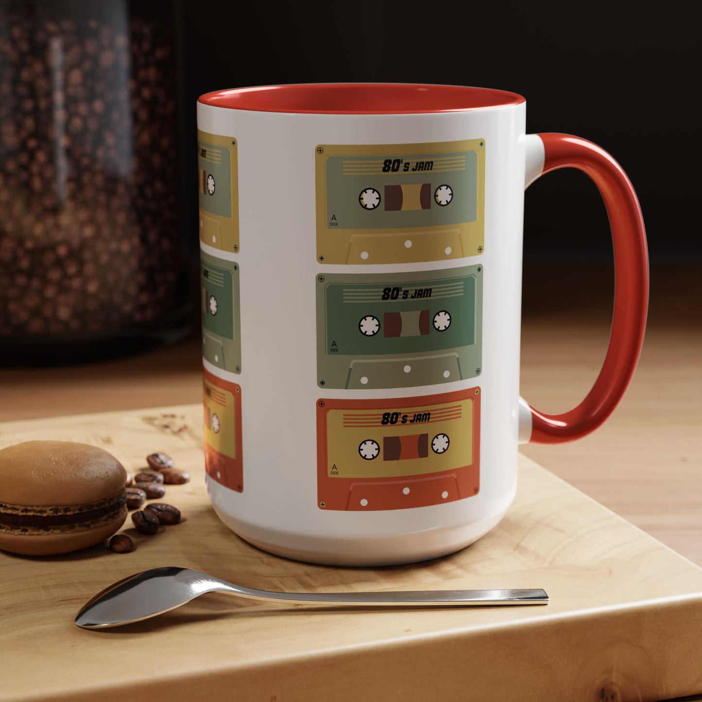 Retro Cassette Tape Coffee Mug – 80s & 90s Vintage Music Accent Mug