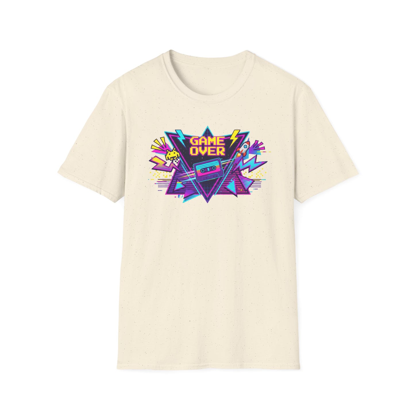 Retro 'Game Over' Graphic T-Shirt — 80s Arcade Gamer Tee