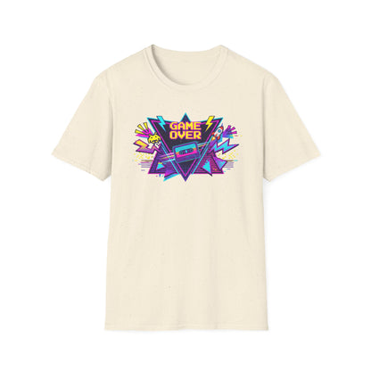 Retro 'Game Over' Graphic T-Shirt — 80s Arcade Gamer Tee