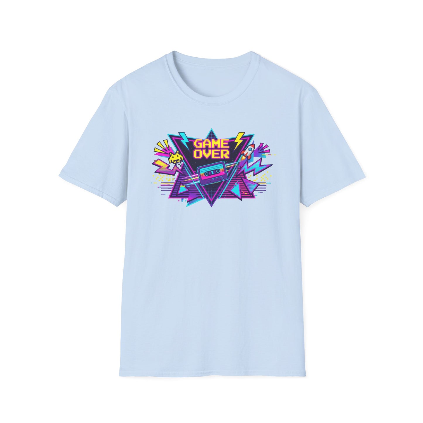 Retro 'Game Over' Graphic T-Shirt — 80s Arcade Gamer Tee