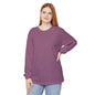 Women’s vibrant Berry Long Sleeve T-Shirt - Garment-Dyed Casual Wear