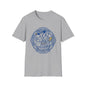 Rococo Smartphone Toile - Captain & First Mate Nautical Crew T-Shirt — Vintage Ship Wheel Illustration